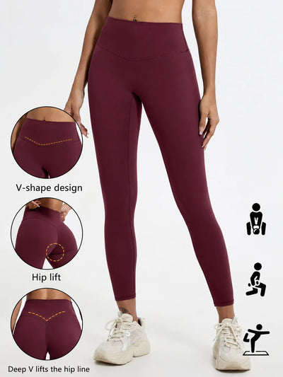 Buttery Soft Fabrics High Waist Leggings Gym Yoga Pants Running Workout Tights Push Up Sports Leggings Women