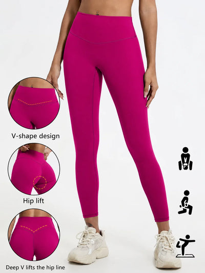 Buttery Soft Fabrics High Waist Leggings Gym Yoga Pants Running Workout Tights Push Up Sports Leggings Women