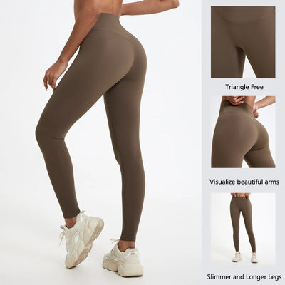 Buttery Soft Fabrics High Waist Leggings Gym Yoga Pants Running Workout Tights Push Up Sports Leggings Women