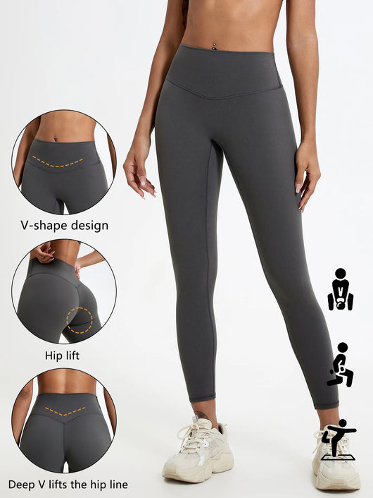 Buttery Soft Fabrics High Waist Leggings Gym Yoga Pants Running Workout Tights Push Up Sports Leggings Women