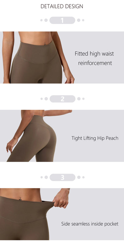Buttery Soft Fabrics High Waist Leggings Gym Yoga Pants Running Workout Tights Push Up Sports Leggings Women