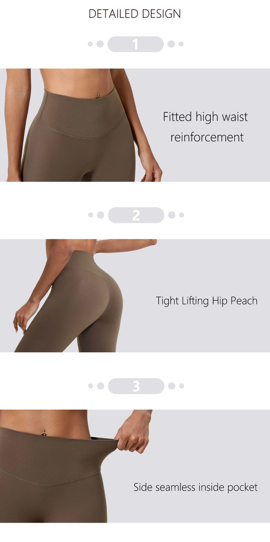 Buttery Soft Fabrics High Waist Leggings Gym Yoga Pants Running Workout Tights Push Up Sports Leggings Women