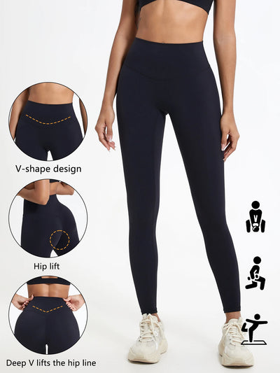 Buttery Soft Fabrics High Waist Leggings Gym Yoga Pants Running Workout Tights Push Up Sports Leggings Women